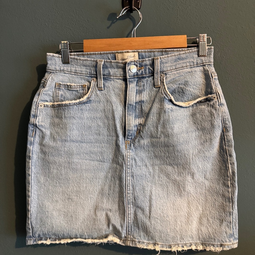 Universal Thread Denim Mini Skirt 6